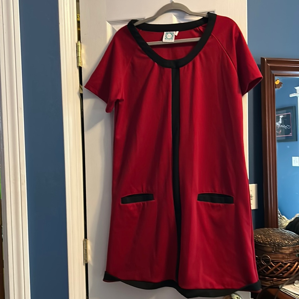 Vera Fishbaugh shift dress xl